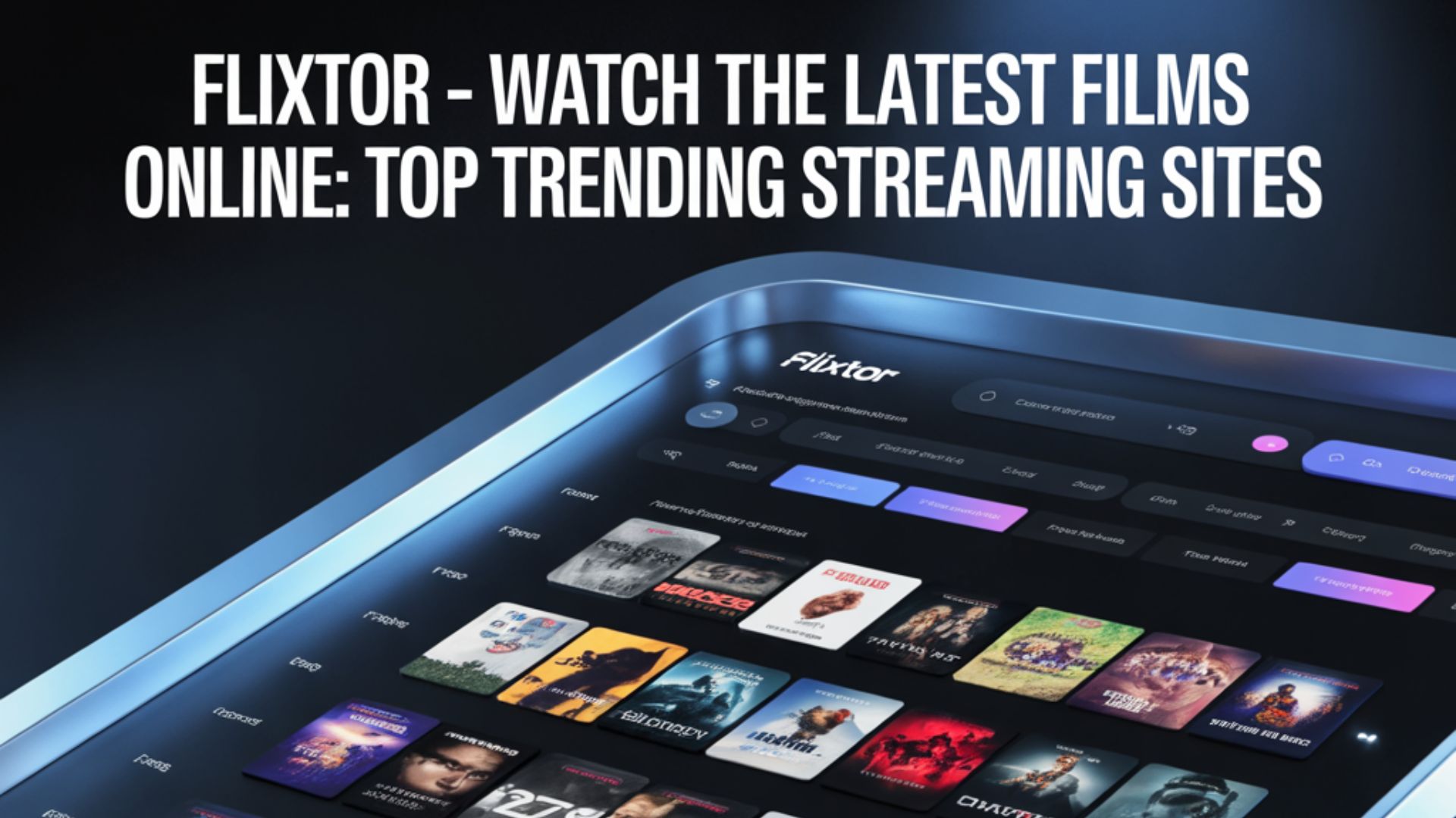 Flixtor watch movies and TV shows free HD streaming interface